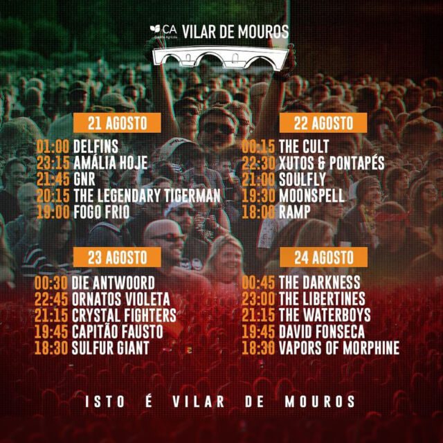 Festival Vilar de Mouros – 21, 22, 23 e 24 de agosto